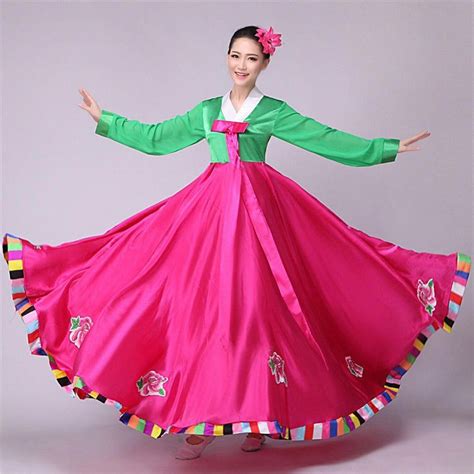 Korean Traditional Dress Hanbok Korean National Costume Asian Clothing