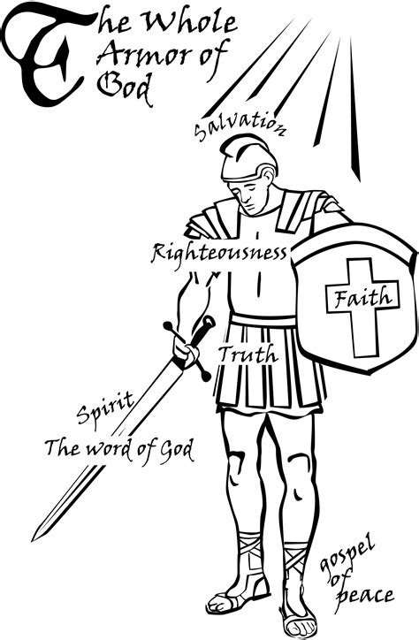 Armor of god printable coloring page 1931638. Whole-Listic Christian Ministries- Blog Spot | Armor of ...