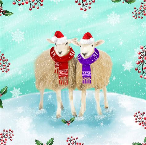 Christmas Sheep Care Cards