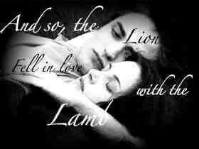 Lion loves lamb scene and so the lion fell in love with the lamb… what a stupid lamb, i sighed. and so the lion fell in love with the lamb | Twilight pictures, Falling in love, Twilight saga ...