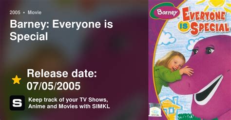 Barney Everyone Is Special 2005