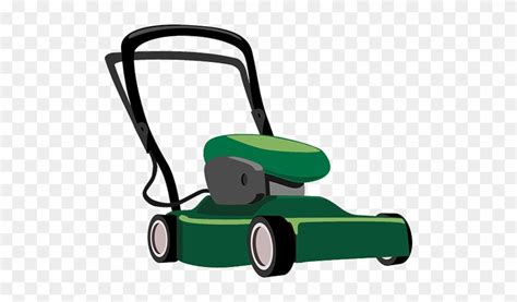 Cartoon Lawn Mower Clip Art And Logo Template Stock Photo Alamy