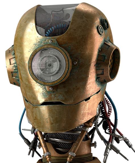 Steampunk Robot Head