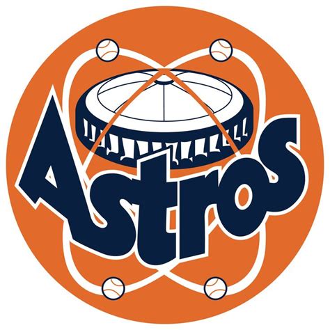 Houston Astros Retro Circle Logo Vinyl Decal Sticker 10 Sizes