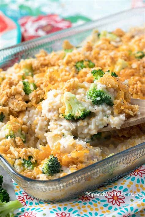 Easy Broccoli Rice Casserole With Turkey Spend With Pennies