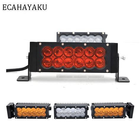 Ecahayaku Dual 75 Modular Led Light Bar 60w 4300k6500k Optional Car