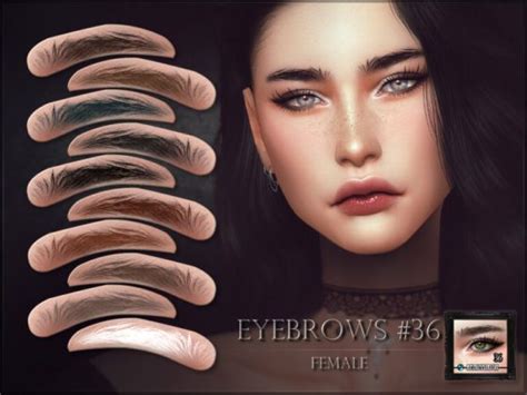 Eyebrows 36 Female By Remussirion At Tsr Lana Cc Finds