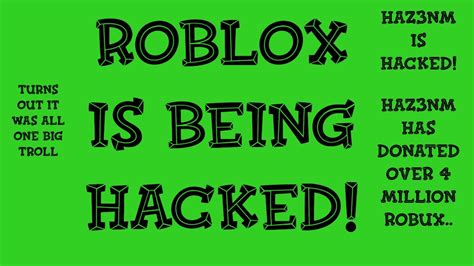 This Is Bad Nov 9th Roblox Hackers Hazem Is Hacked Youtube