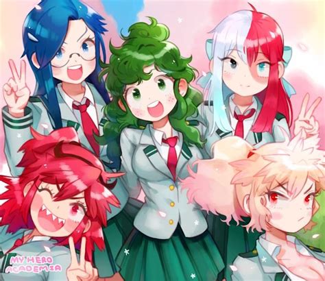 Pin De Pogodynka Anime En Genderbent Bnha Personajes De Anime Cambio