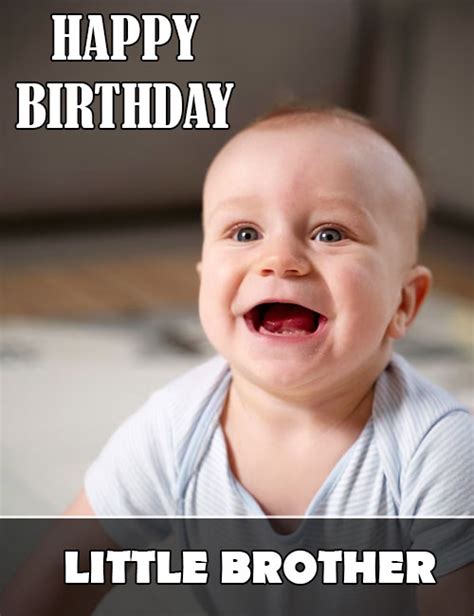 Happy Birthday Little Brother Memes Birthday Star