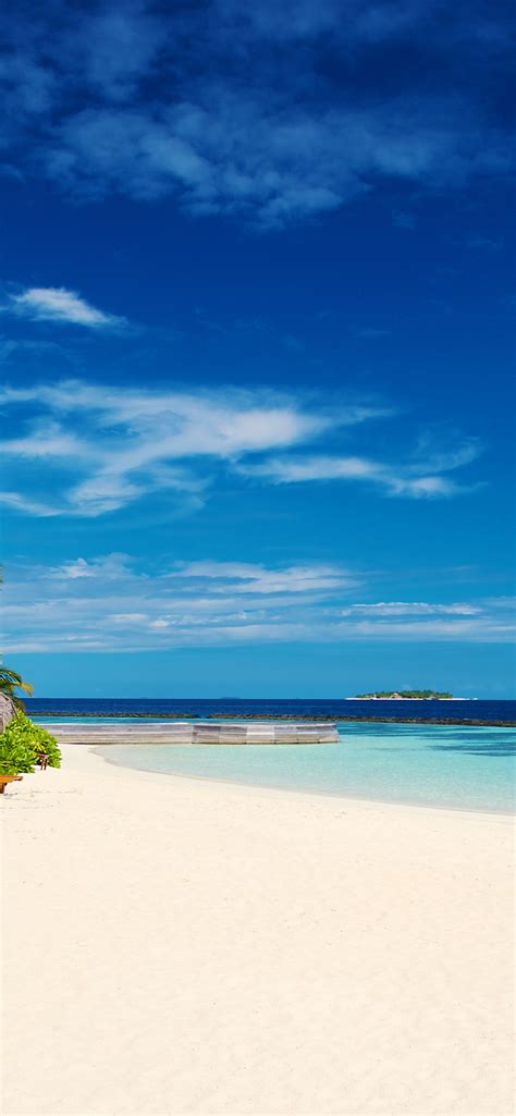 Baros Maldives 4k Wallpaper Island Seascape Tropical Beach Blue Sky