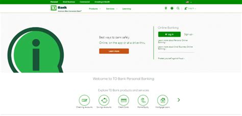Not guaranteed by td bank, n.a. tdbank.com - Access Td Bank Sign In Portal online