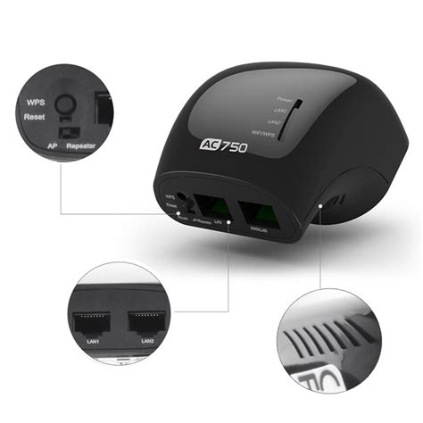 AC750 Wireless Dual-band Smart Wi-Fi AP/Range Extender ...