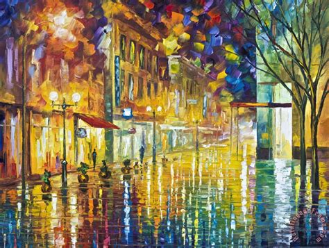 Leonid Afremov Scent Of Rain High Resolution Painting Scent Of Rain
