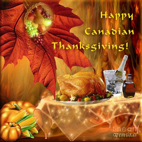 Maybe you would like to learn more about one of these? Happy Canadian Thanksgiving Digital Art by Giada Rossi
