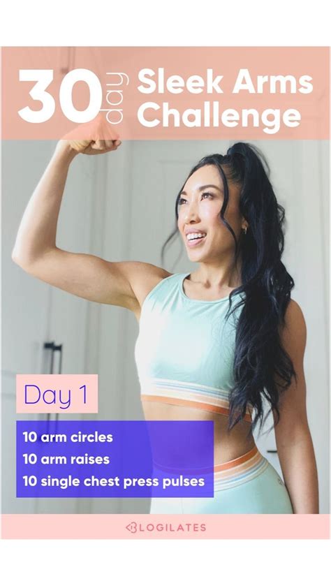 30 Day Workout Challenge For Sleek Arms The Perfect Arms Workout