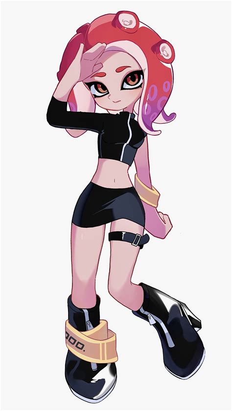 Octoling Player Character Octoling Girl And Agent 8 Splatoon And 2 More Drawn By Lya