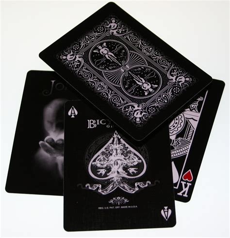 Maybe you would like to learn more about one of these? Bicycle Black Ghost playing cards / Boing Boing