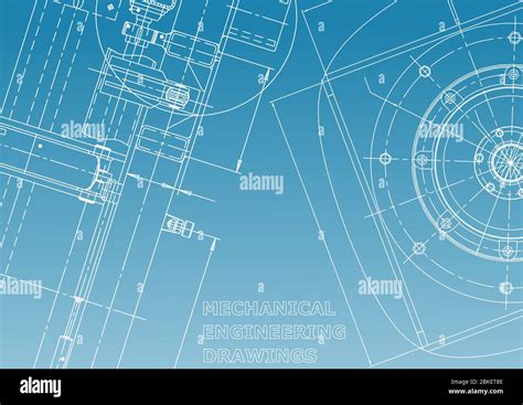 Technical Construction Drawings Stock Vector Images Alamy