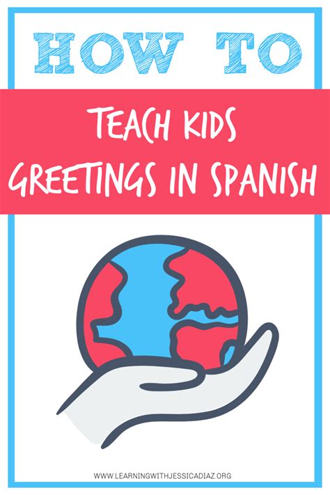 Teaching Kids Greetings In Spanish Teaching How To Teach Kids