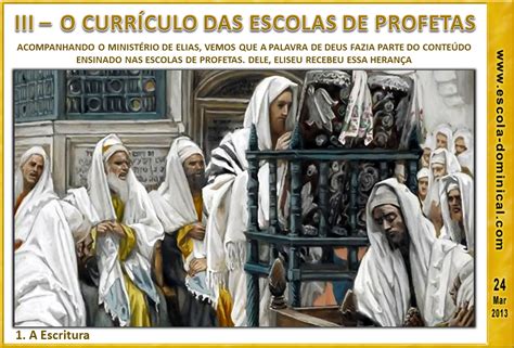 Escola De Profetas Na Bíblia