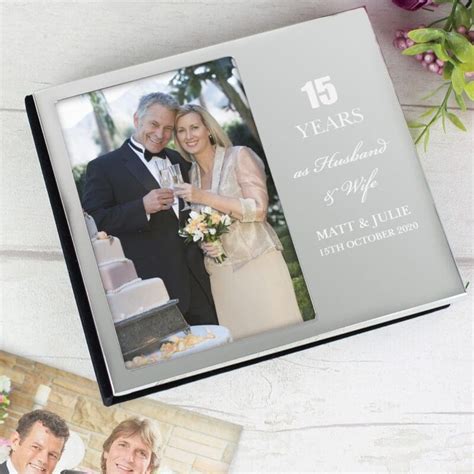 Personalised Silver 5x7 25th Wedding Anniversary Photo Frame Foryouie