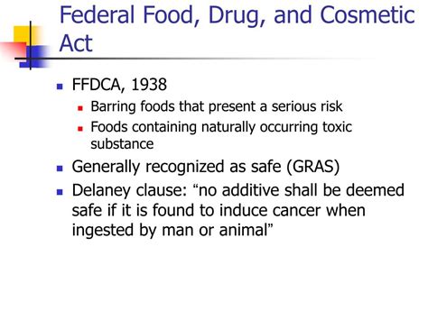 The food and drug administration (fda or agency) is announcing the availability of the draft guidance entitled ``postmarket surveillance under section 522 of the federal food, drug, and cosmetic act.'' the existing postmarket surveillance guidance was issued in may 2016 to address certain. PPT - Environmental Health XIII. Environmental Law ...