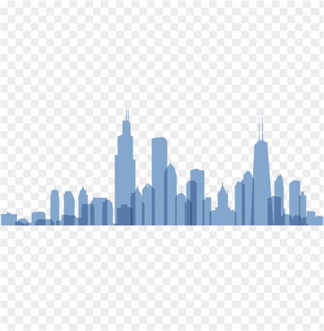 Chicago Png Clipart Royalty Free Chicago Skyline No Background PNG