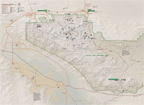 Joshua Tree National Park Map By Us National Park Service Avenza Maps
