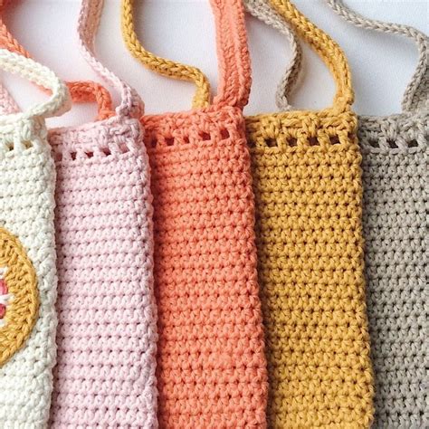 Crochet Pattern Phone Bag Cell Phone Pouch Cross Body Cell Phone Bag