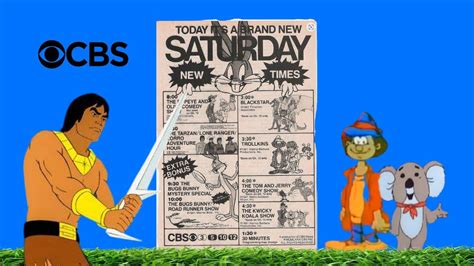 Cbs Saturday Morning Line Up With Bumpers And Commercials 1981 Fall