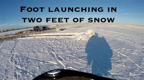 Knee Deep Winter Flying With Two Feet Of Snow And No Wind Youtube