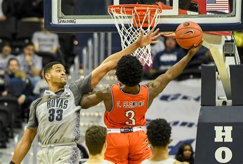 georgetown basketball holds off chris clemons and campbell with trey mourning s breakout the