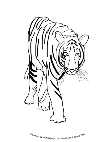 All our coloring pages are super easy to print. Tiger - Free Coloring Pages for Kids - Printable Colouring ...