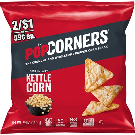 Popcorners Sweet And Salty Kettle Corn Popped Corn Snack Smartlabel