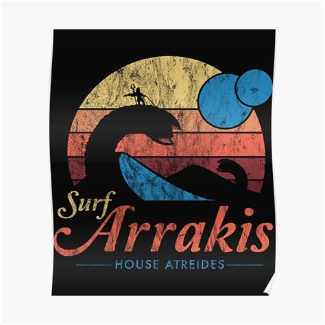 Dune T Shirtvisit Arrakis Vintage Distressed Surf Dune Sci Fi