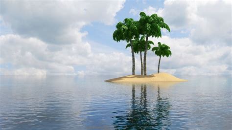 Island Scene 3d Model Cgtrader