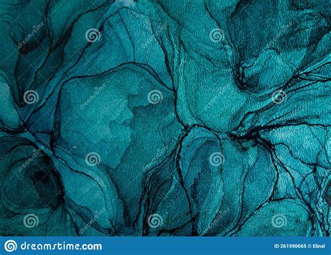 Emerald Green Color Abstract Art Background Stock Image Image Of