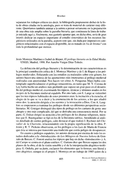 Ejemplo De Un Prologo De Una Antologia Literaria Ejemplo Sencillo