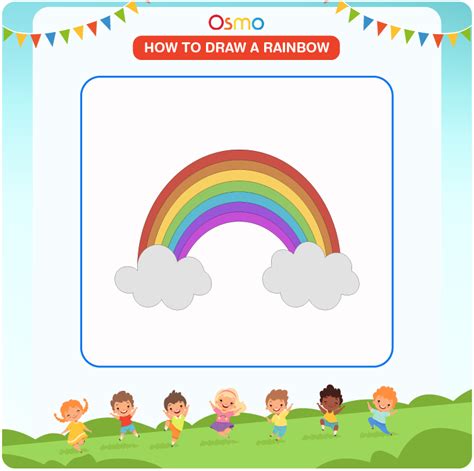 How To Draw A Rainbow A Step By Step Tutorial For Kids