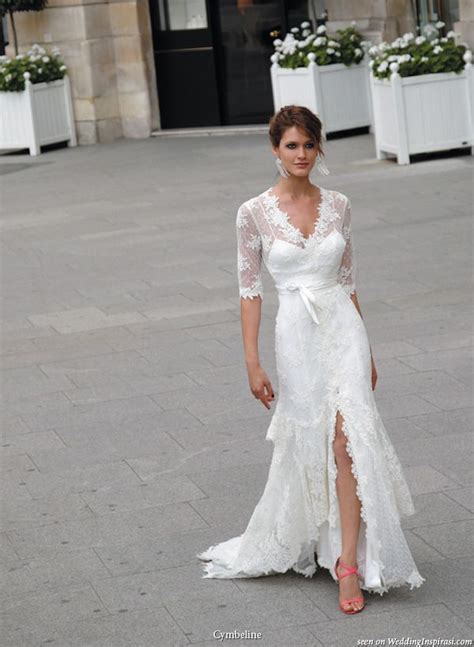 But there are best suited tones of ivory, red or champagne shades. 8 best Wedding Dresses for older brides images on ...