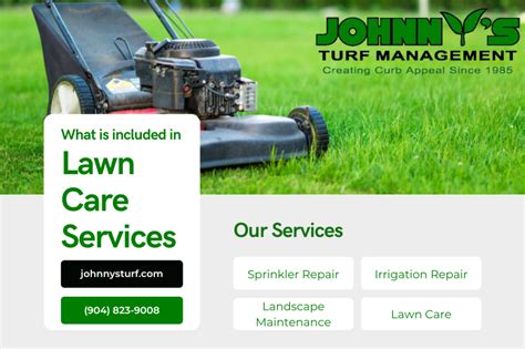 What Is Included In Lawn Care Services Johnnys Lawncare