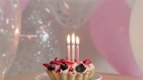 Happy Birthday Cake With Sparklers Stock Video Footage Storyblocks