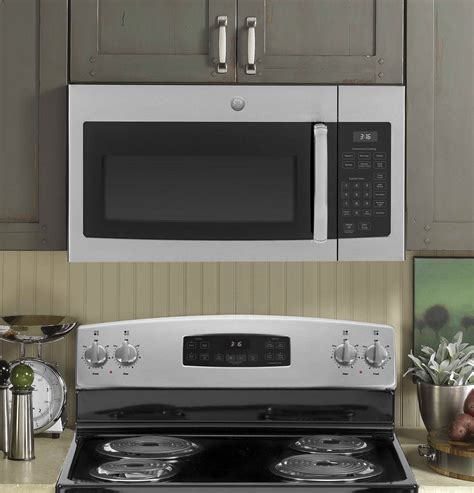 Over The Range Microwave Oven Ge 16 Cu Ft Stainless Steel Ss