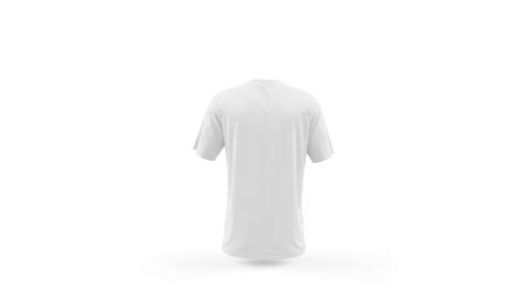 6944 White T Shirt Mockup Back Photoshop File