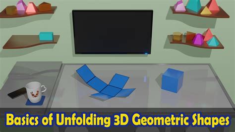 Basics Of Unfolding 3d Geometric Shapes Paper Cube Explained Shape