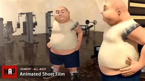 Funny Cgi 3d Animated Short Film Auto Workout Animation By Si