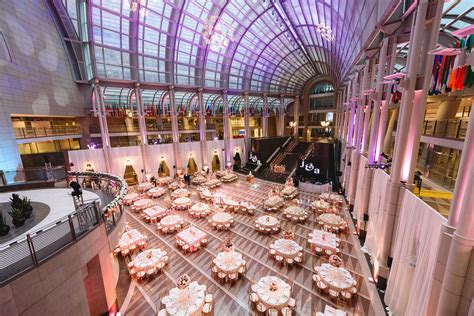 Gorgeous Atrium Wedding Reception Ronald Reagan Building And