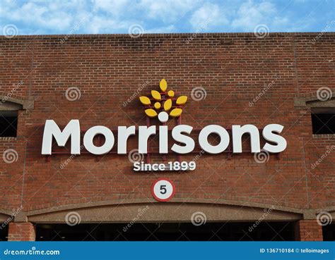 Morrisons Supermarket Sign Logo Editorial Stock Image Image Of Food