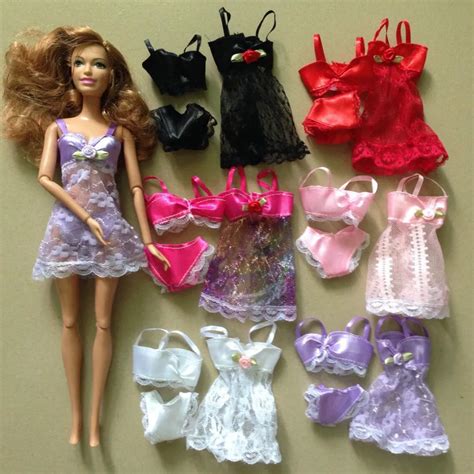 Buy Ailaiki 20setslot60pcs Toy Sexy Doll 3 Piece Lingerie Suits For Barbies